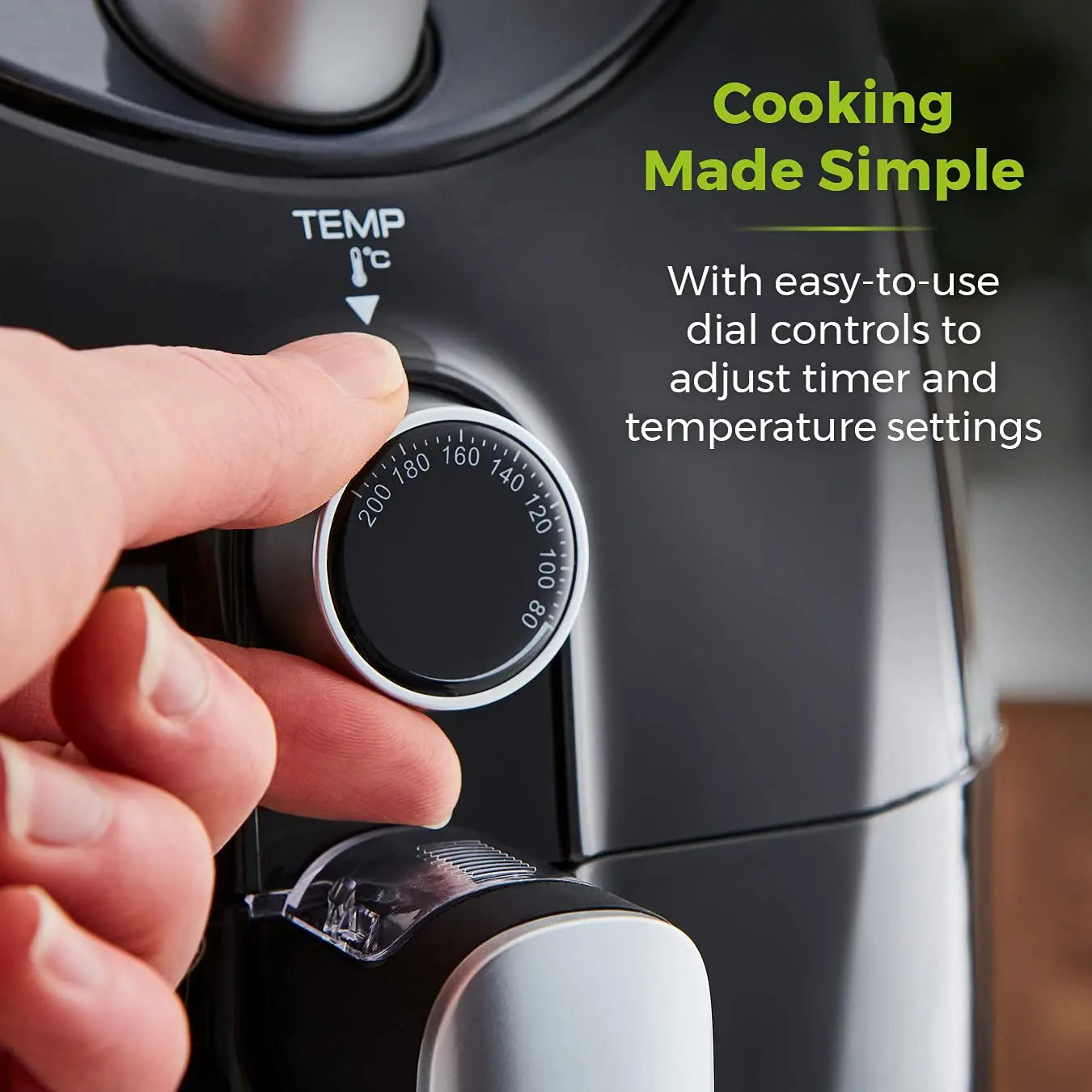 Tower T17021 Family Size Air Fryer with Rapid Air Circulation, 60-Minute Timer, 4.3L, 1500W, Black reviewed and rated by Make Life Easier Technologies