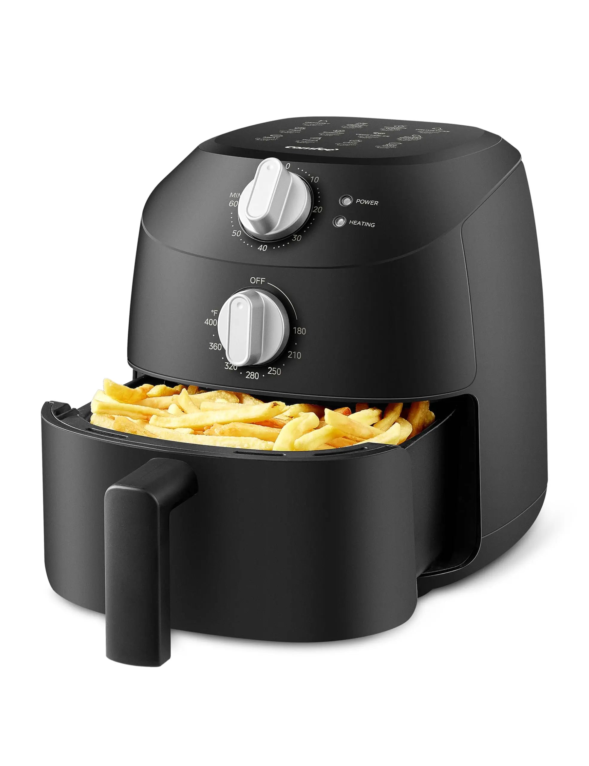 Midea Small Air Fryer, 1150 Watt, 2 L, Temperature Control, Timer, Indicator Light, BPA-Free, Black reviewed and rated by Make Life Easier Technologies