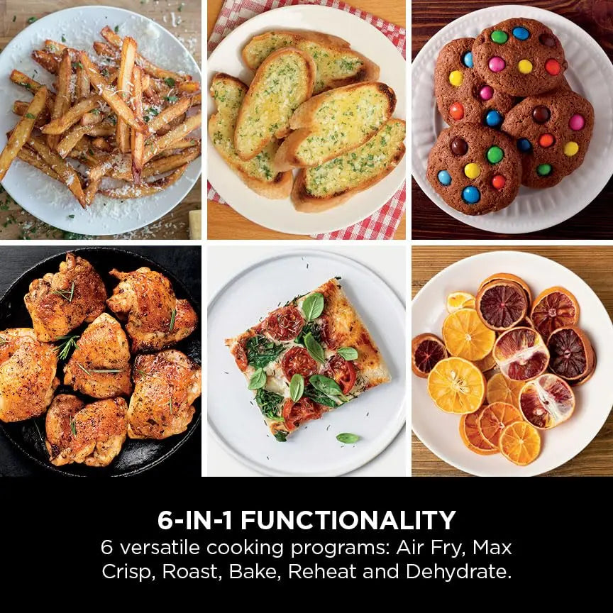 Ninja Double Stack Air Fryer, Vertical Dual Drawer Air Fryer with 4 cooking levels, 2 Drawers and 2 Racks, Space Saving Design, 7.6L Capacity, 6 Cooking Functions, 6 Portions, Black SL300UK reviewed and rated by Make Life Easier Technologies