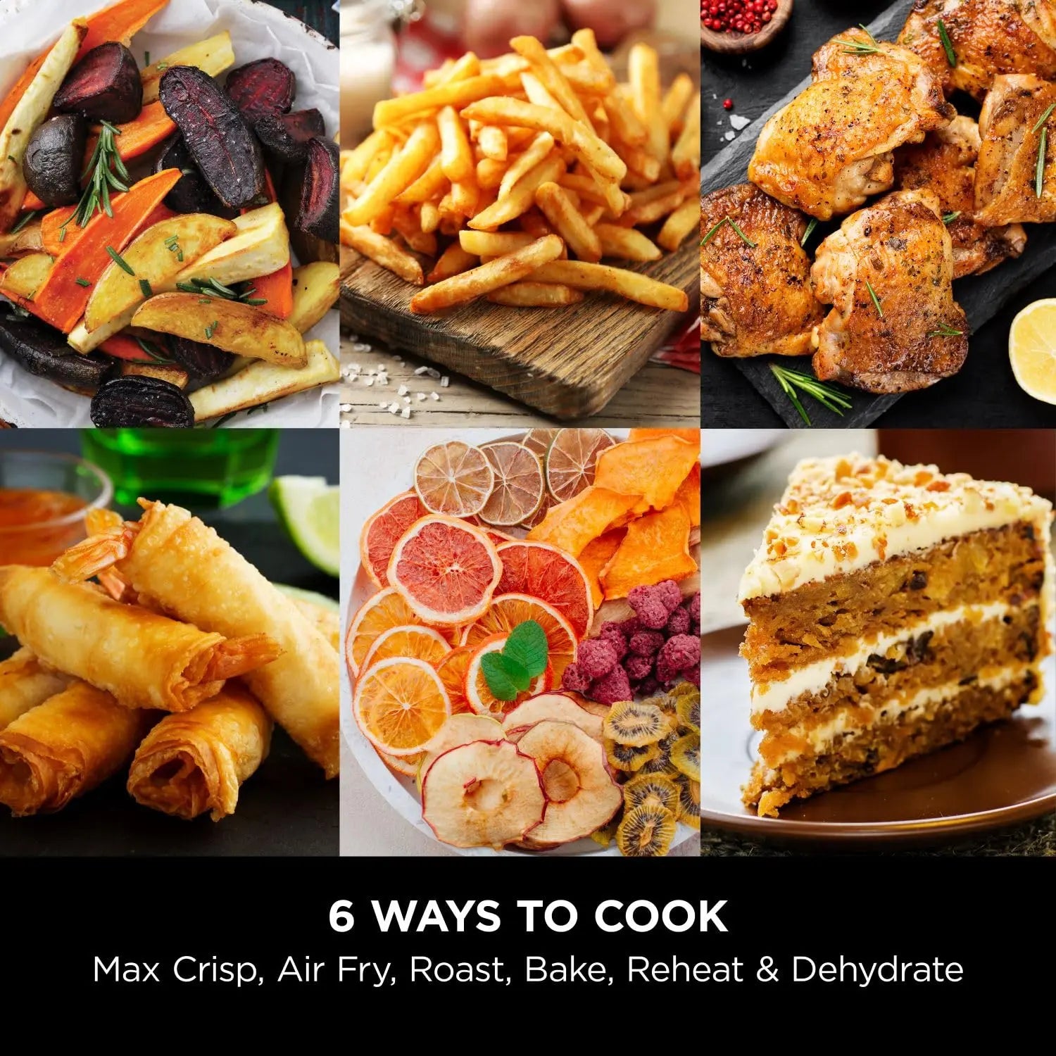 Ninja Air Fryer MAX PRO, 6.2L, Uses No Oil, Large Square Single Drawer, Roast, Bake, Air Fry, Family Size, Non-Stick, Dishwasher Safe Basket & Crisper Plate, Silicone Tongs, Black & Copper, AF180UKCP reviewed and rated by Make Life Easier Technologies