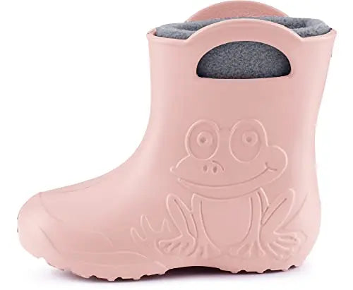 Ladeheid Children's Girl's Boy's EVA Wellington Boots Rain Shoes LA-CA-03 (Powder Pink, 2/2.5 UK) reviewed and rated by Make Life Easier Technologies