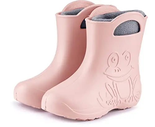 Ladeheid Children's Girl's Boy's EVA Wellington Boots Rain Shoes LA-CA-03 (Powder Pink, 2/2.5 UK) reviewed and rated by Make Life Easier Technologies