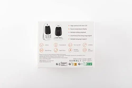 BOIFUN Video Baby Monitor with Camera, No WiFi, ECO VOX Mode, Night Vision, Battery, Two-way Audio, 8 Lullabies, Feeding Reminder, Smart Temperature, 2-inch Screen Baby/Elder/Pet, Wireless, Portable reviewed and rated by Make Life Easier Technologies