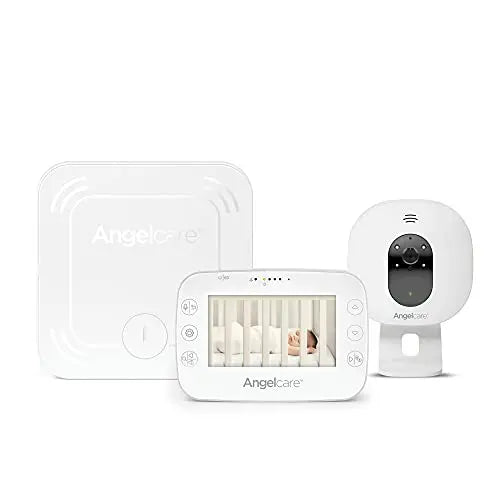 Angelcare AC327 3-in-1 Baby Movement Monitor with Video, White reviewed and rated by Make Life Easier Technologies