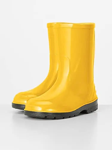 Ladeheid Children's Girl's Boy's Rubber Wellington Boots LA-939 (Yellow, 7.5 UK Child) reviewed and rated by Make Life Easier Technologies