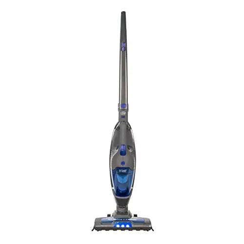 Russell Hobbs RHSV2211 Cordless Upright Stick Vacuum Bagless 2 in 1 Grey and Blue 600W 2 Speed Settings, 60 minute Run Time, for Carpets & Hard Floors with Crevice & Brush Tool with 2 Year Guarantee reviewed and rated by Make Life Easier Technologies