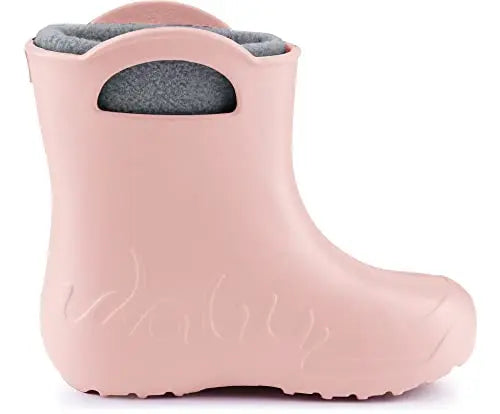 Ladeheid Children's Girl's Boy's EVA Wellington Boots Rain Shoes LA-CA-03 (Powder Pink, 2/2.5 UK) reviewed and rated by Make Life Easier Technologies