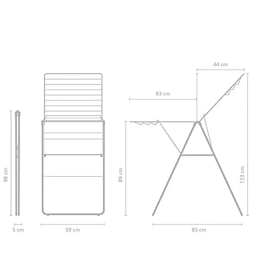 Brabantia 403408 Drying Rack, Matt Black, 20 Meters reviewed and rated by Make Life Easier Technologies