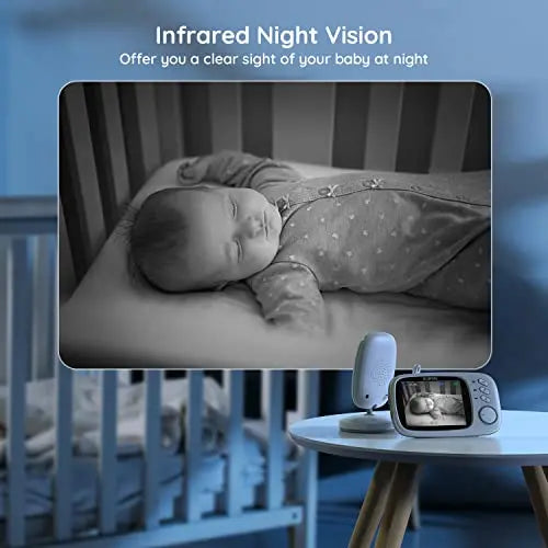 BOIFUN Video Baby Monitor Camera, Night Vision, No WiFi, ECO VOX Mode, 3.2'' Screen, Two-way Audio, Rechargeable Battery, Feeding Reminder, Temperature Monitoring, Smart 8 Lullabies, Elder, Pet, Gift reviewed and rated by Make Life Easier Technologies