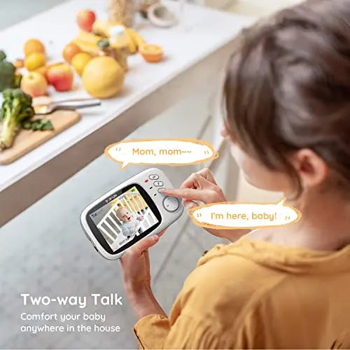 BOIFUN Video Baby Monitor Camera, Night Vision, No WiFi, ECO VOX Mode, 3.2'' Screen, Two-way Audio, Rechargeable Battery, Feeding Reminder, Temperature Monitoring, Smart 8 Lullabies, Elder, Pet, Gift reviewed and rated by Make Life Easier Technologies