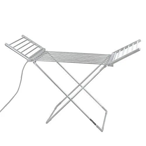 AMOS® 230 Electric Heated Clothes Dryer Folding Energy-Efficient Indoor Airer Wet Laundry Drying Horse Rack, White reviewed and rated by Make Life Easier Technologies