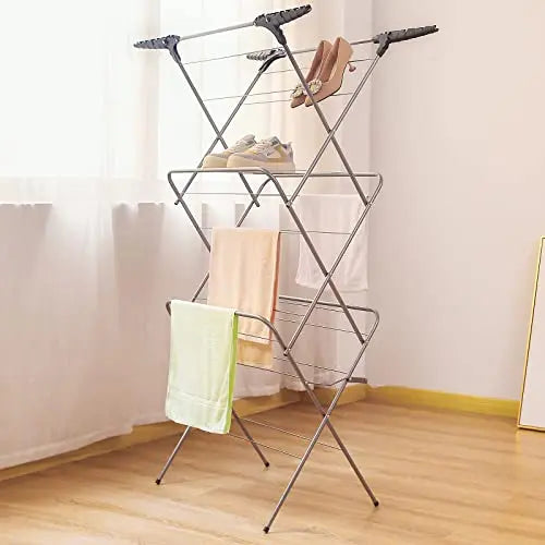 Rainberg 3-Tier Clothes Airer, Indoor Outdoor Drying Rack with 20m Washing Line Drying Space. ( Airer) reviewed and rated by Make Life Easier Technologies