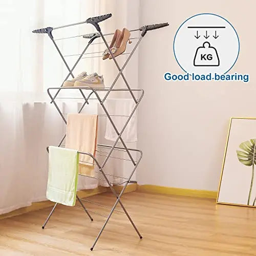 Rainberg 3-Tier Clothes Airer, Indoor Outdoor Drying Rack with 20m Washing Line Drying Space. ( Airer) reviewed and rated by Make Life Easier Technologies
