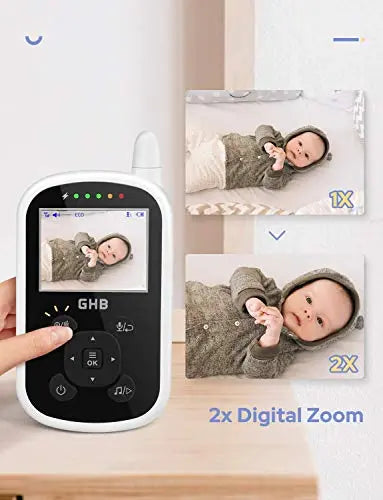Baby Monitor, GHB Video Baby Monitor with Camera Eco Mode 900ft Range 950mAh Battery 2.4" reviewed and rated by Make Life Easier Technologies