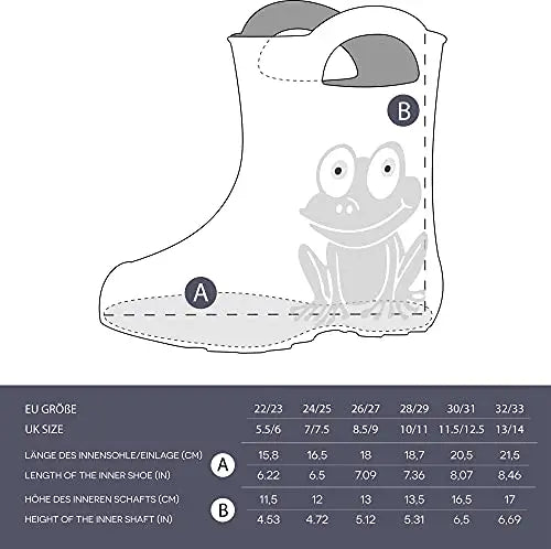 Ladeheid Children's Girl's Boy's EVA Wellington Boots Rain Shoes LA-CA-03 (Powder Pink, 2/2.5 UK) reviewed and rated by Make Life Easier Technologies