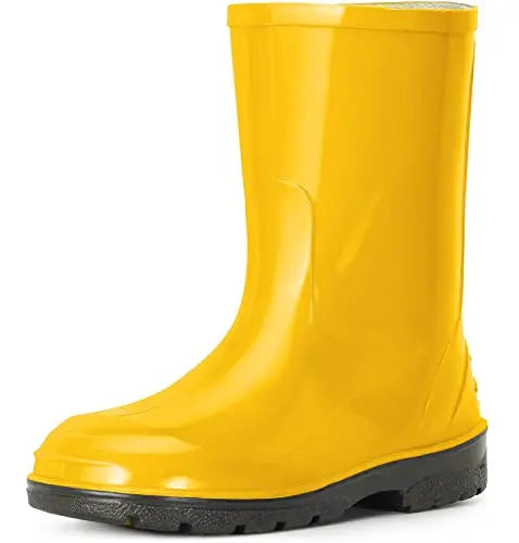 Ladeheid Children's Girl's Boy's Rubber Wellington Boots LA-939 (Yellow, 7.5 UK Child) reviewed and rated by Make Life Easier Technologies