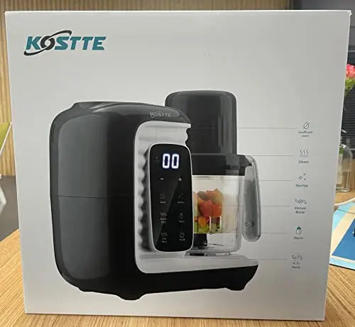 KOSTTE Baby Food Maker, Multi-Purpose Baby Food Processor, Soft Steamer Cooking, Large Capacity for Baby, Blender & Cooker for Batch Cooking, Smart Control Multifunctional Steamer- Black reviewed and rated by Make Life Easier Technologies