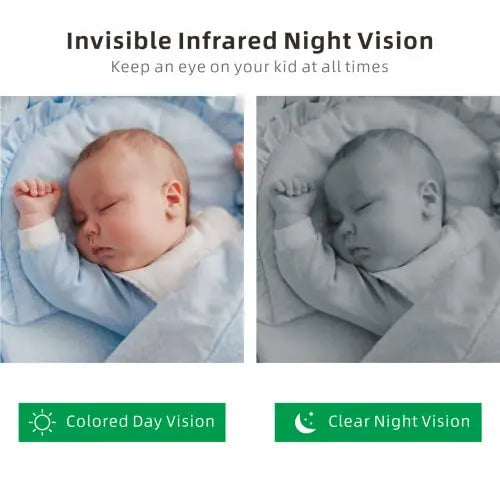 Babystar Baby Monitor with Camera and Night Vision,Wireless Video Baby Monitor with Rechargeable Battery,Two-Way Talk,2.4inch HD Screen,Feeding Reminder,4 Lullabies reviewed and rated by Make Life Easier Technologies