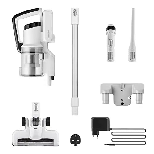 Amazon Basics 2 in 1 Cordless Vacuum Cleaner with DC Motor 150W 0.7L White and Black reviewed and rated by Make Life Easier Technologies