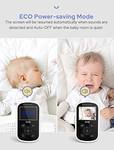 Baby Monitor, GHB Video Baby Monitor with Camera Eco Mode 900ft Range 950mAh Battery 2.4" reviewed and rated by Make Life Easier Technologies