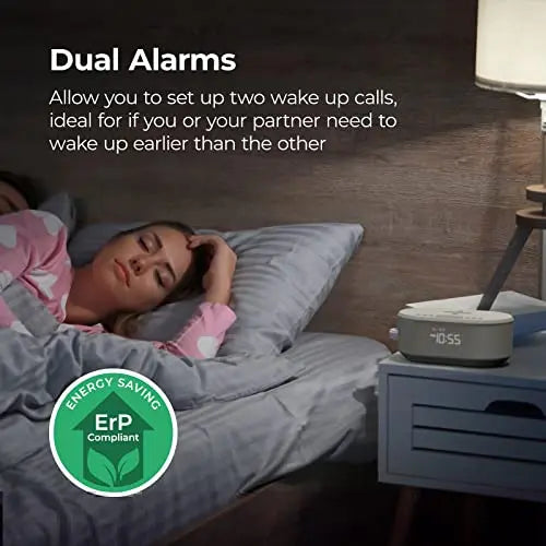 i-box Alarm Clocks Bedside, Alarm Clock with Wireless Charging, Bluetooth Speaker, Radio Alarm Clock, Fast Qi Wireless Charger, Mains Powered, FM Radio, USB Charging Port, Dimmable, Non Ticking reviewed and rated by Make Life Easier Technologies