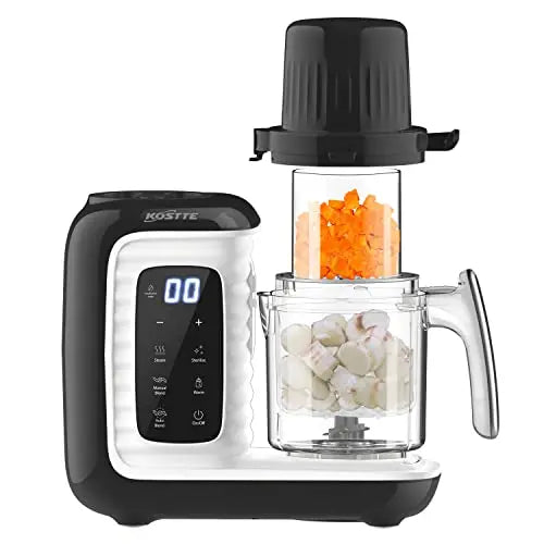 KOSTTE Baby Food Maker, Multi-Purpose Baby Food Processor, Soft Steamer Cooking, Large Capacity for Baby, Blender & Cooker for Batch Cooking, Smart Control Multifunctional Steamer- Black reviewed and rated by Make Life Easier Technologies