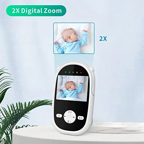 Babystar Baby Monitor with Camera and Night Vision,Wireless Video Baby Monitor with Rechargeable Battery,Two-Way Talk,2.4inch HD Screen,Feeding Reminder,4 Lullabies reviewed and rated by Make Life Easier Technologies