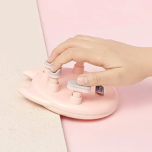 Koldot Piano Finger Trainer Silicone Hand Grip Exerciser Ergonomic Training Finger Pressing Posture Correction Tool for Guitar Piano Trigger Finger Training and Grip 1 Pack (Pink) reviewed and rated by Make Life Easier Technologies