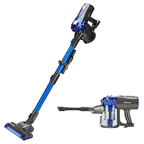 Akitas V8 22.2v 150w 3in1 Cordless Upright Handheld Stick Vacuum Cleaner Hoover Lightweight Rechargeable Lithium Battery reviewed and rated by Make Life Easier Technologies