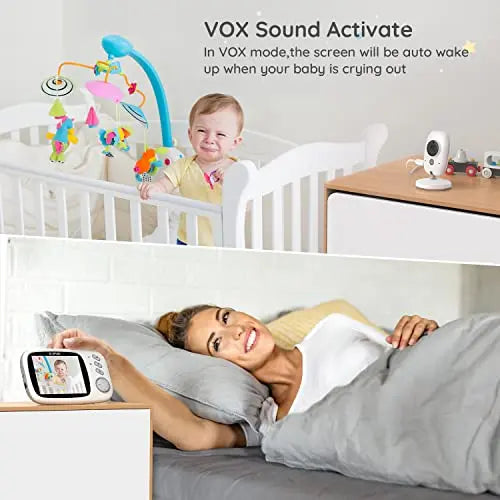 BOIFUN Video Baby Monitor Camera, Night Vision, No WiFi, ECO VOX Mode, 3.2'' Screen, Two-way Audio, Rechargeable Battery, Feeding Reminder, Temperature Monitoring, Smart 8 Lullabies, Elder, Pet, Gift reviewed and rated by Make Life Easier Technologies