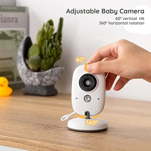 BOIFUN Video Baby Monitor Camera, Night Vision, No WiFi, ECO VOX Mode, 3.2'' Screen, Two-way Audio, Rechargeable Battery, Feeding Reminder, Temperature Monitoring, Smart 8 Lullabies, Elder, Pet, Gift reviewed and rated by Make Life Easier Technologies