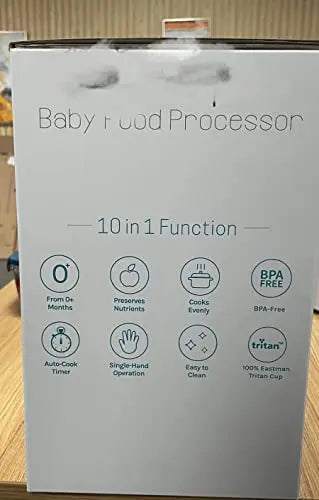 KOSTTE Baby Food Maker, Multi-Purpose Baby Food Processor, Soft Steamer Cooking, Large Capacity for Baby, Blender & Cooker for Batch Cooking, Smart Control Multifunctional Steamer- Black reviewed and rated by Make Life Easier Technologies