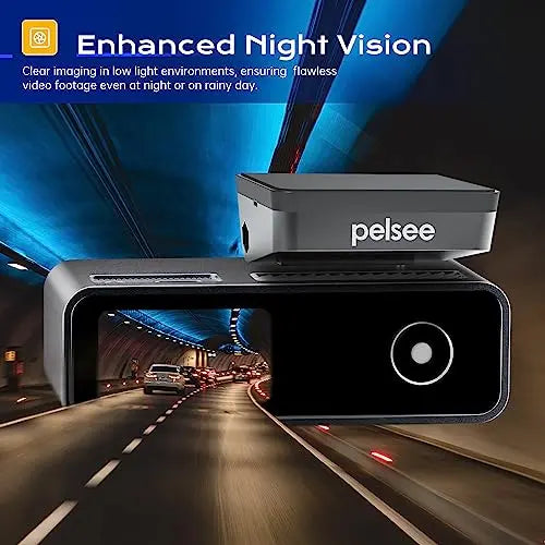 Pelsee P1 Duo Dash Cam Front and Rear, 4K Single Front Dash Camera, 2K/1080P Dual Car Camera with Parking Mode, Built-in Wi-Fi,1.5” IPS Display Mini Dashcam,Night Vision,Voice Control, 24H, G-Sensor reviewed and rated by Make Life Easier Technologies