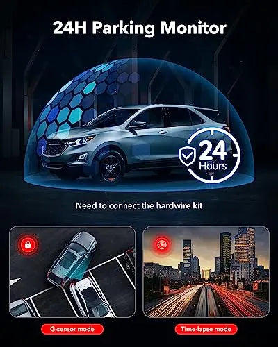 REDTIGER Dash Cam Front Rear, 4K/2.5K Full HD Dash Camera for Cars, Free 32GB SD Card, Built-in Wi-Fi GPS, 3.18” IPS Screen, Night Vision, 170°Wide Angle, WDR, 24H Parking Mode reviewed and rated by Make Life Easier Technologies