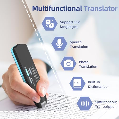 NEWYES Scan Reader Pen 4 Pro with 3.99inch Touchscreen,Text to Speech Reading Pen, Smart recording Learning Pen for Students reviewed and rated by Make Life Easier Technologies