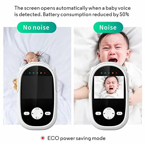 Babystar Baby Monitor with Camera and Night Vision,Wireless Video Baby Monitor with Rechargeable Battery,Two-Way Talk,2.4inch HD Screen,Feeding Reminder,4 Lullabies reviewed and rated by Make Life Easier Technologies