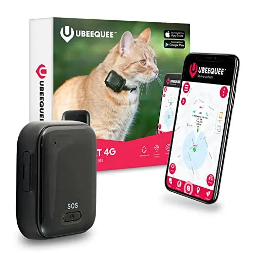 NEW MODEL |4G GPS Cat Tracker | Unlimited Range | Real time and historical tracking | Waterproof | Ubee Cat 4G LTE reviewed and rated by Make Life Easier Technologies