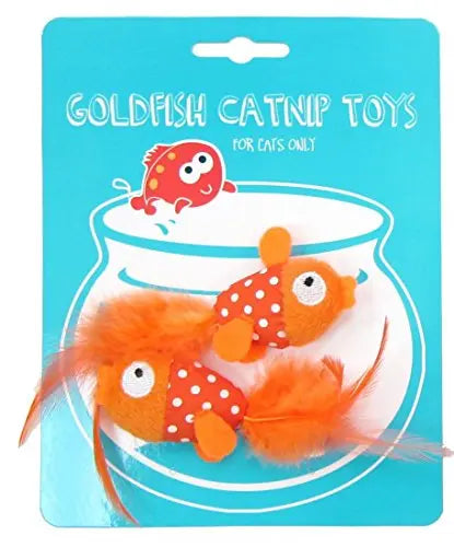 Happy Meow Goldfish Catnip Toy reviewed and rated by Make Life Easier Technologies