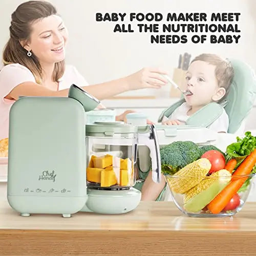 Baby Food Maker, 5 in 1 Baby Food Processor, Smart Control Multifunctional Steamer Grinder with Steam Pot, Auto Cooking & Grinding, Baby Food Warmer Mills Machine reviewed and rated by Make Life Easier Technologies