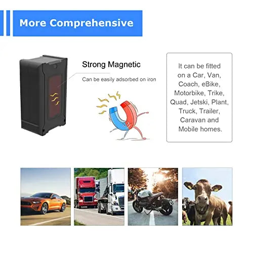 GPS Tracker for Vehicles, Car, Kids, Dogs, Motorcycle,10S Instant Updates, 6000mAh Rechargeable Battery,Geo-fence,Remote Anti Theft,Monthly Fee Required Full Global Coverage… reviewed and rated by Make Life Easier Technologies