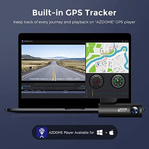 AZDOME 4K Dash Cam Front and Rear with 5G WiFi GPS Dual Dashcam Voice Control Car Camera with Parking Monitor, Night Vision, WDR, G-Sensor, Loop Recording, 64GB SD Card Included(M300S) reviewed and rated by Make Life Easier Technologies