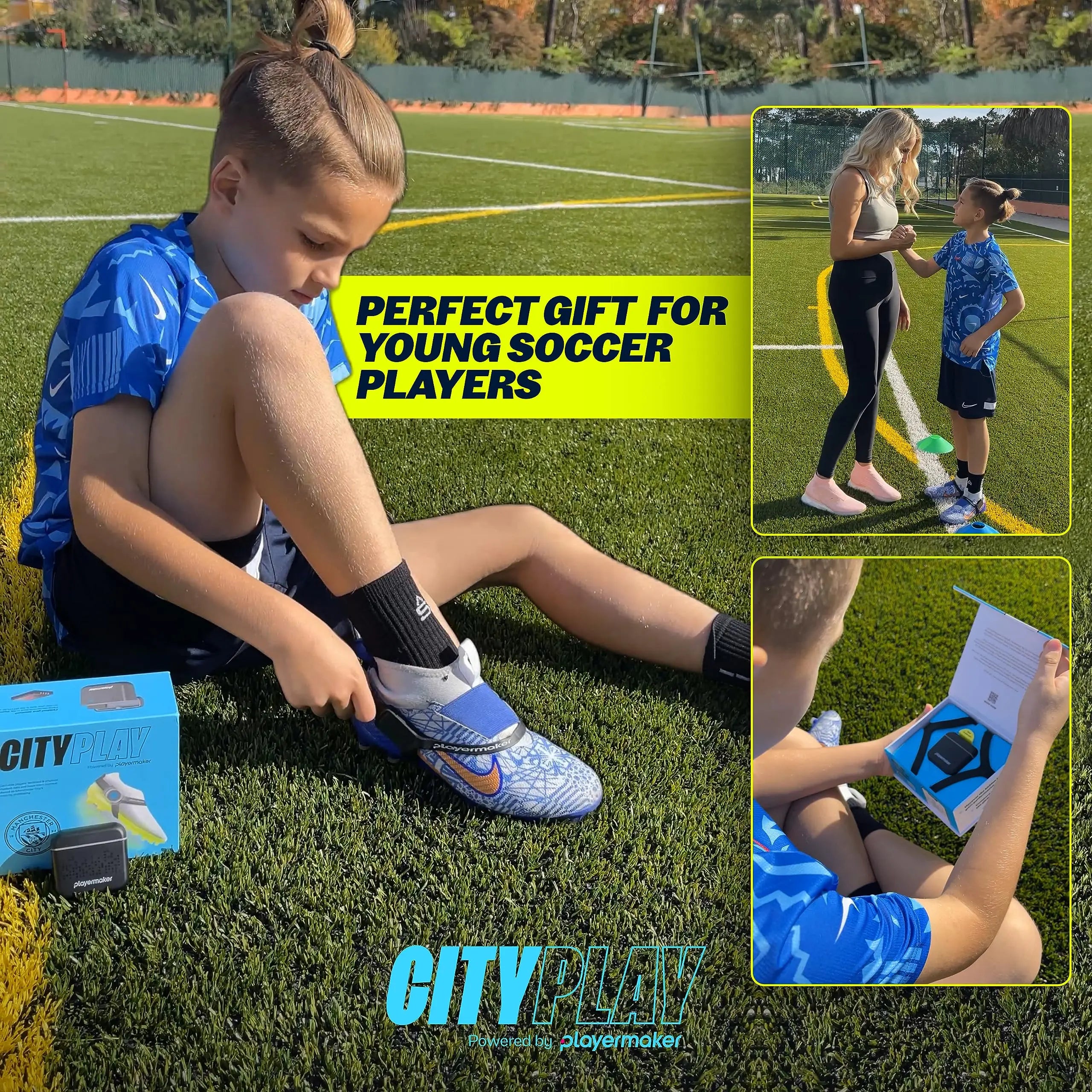 CITYPLAY Smart Football Tracker for Boots by Playermaker, Track 25+ Technical & Physical Metrics, 12 Month Access to CITYPLAY Football Training App Included, Advanced Than GPS reviewed and rated by Make Life Easier Technologies