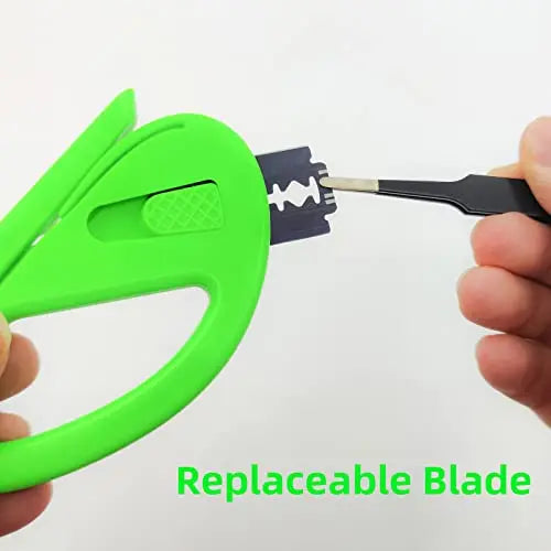 Wrapping Paper Cutter, Sliding Wrapping Paper Cutter, Gift Wrap Cutter Tool With 10 replacement blades (2 Pack) reviewed and rated by  Make Life Easier Technologies