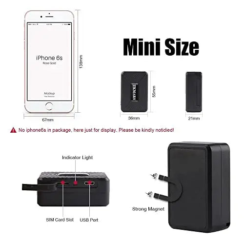 Mini GPS Tracker for Car TKMARS Real-time Tracking Long Standby Magnet GPS Tracker for Vehicle Kids Luggage Wallet Pets with Geofence Anti-Lost Tracker Devices Waterproof No Monthly Fees TK913 reviewed and rated by  Make Life Easier Technologies