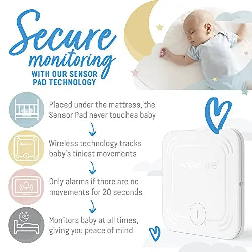 Angelcare AC327 3-in-1 Baby Movement Monitor with Video, White reviewed and rated by  Make Life Easier Technologies