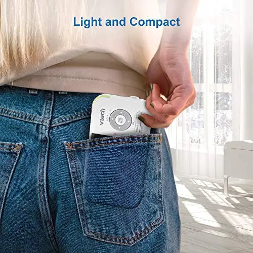 VTech VM923 Video Baby Monitor with 19-Hour Battery Life, 1000ft Long Range, Pan-Tilt-Zoom, Enhanced Night Vision, 2.8'' Screen, 2-Way Audio Talk, Temperature Sensor, Power Saving Mode, White reviewed and rated by  Make Life Easier Technologies