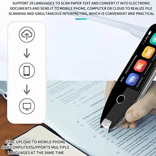 Scan Reader Pen, OCR Digital Pen Reader, Text to Speech Reading Pen, Smart recoring Pen for Students, Dyslexia, Voice Wireless Language Translator for Travelers & Businessmen reviewed and rated by  Make Life Easier Technologies