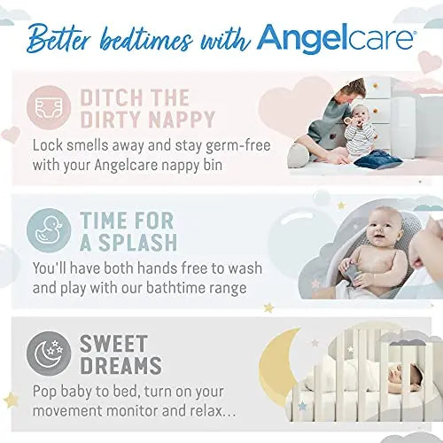 Angelcare AC327 3-in-1 Baby Movement Monitor with Video, White reviewed and rated by  Make Life Easier Technologies