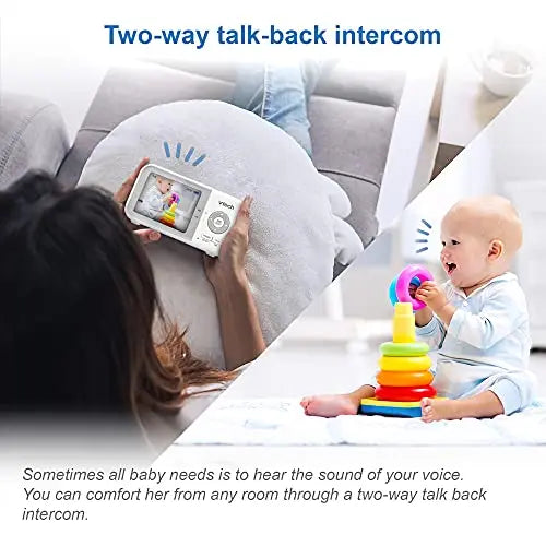VTech VM923 Video Baby Monitor with 19-Hour Battery Life, 1000ft Long Range, Pan-Tilt-Zoom, Enhanced Night Vision, 2.8'' Screen, 2-Way Audio Talk, Temperature Sensor, Power Saving Mode, White reviewed and rated by  Make Life Easier Technologies