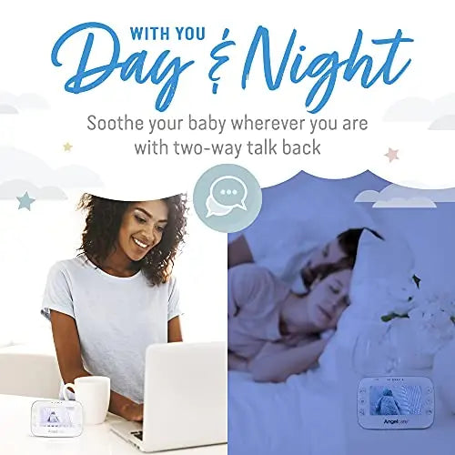 Angelcare AC327 3-in-1 Baby Movement Monitor with Video, White reviewed and rated by  Make Life Easier Technologies